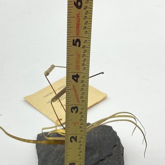 Artes Metalicas Jake R. Flores Vintage MCM Plant Metal and Quartz Sculpture - Picture 15 of 16